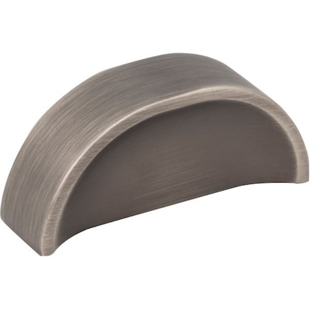 Jeffrey Alexander 32 mm Center-to-Center Brushed Pewter Elara Cabinet Pinch Pull 484-32BNBDL
